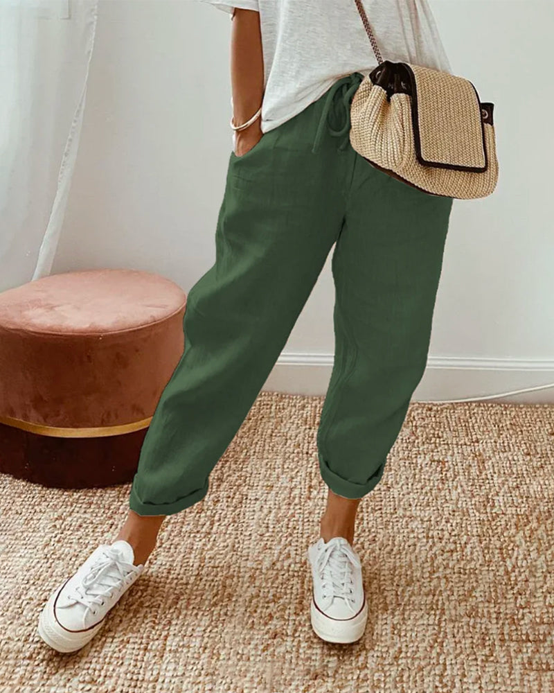 Pantalon ample chic pour femme avec une coupe chic