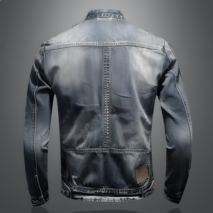 Veste en Jean Vintage Homme Style Classique