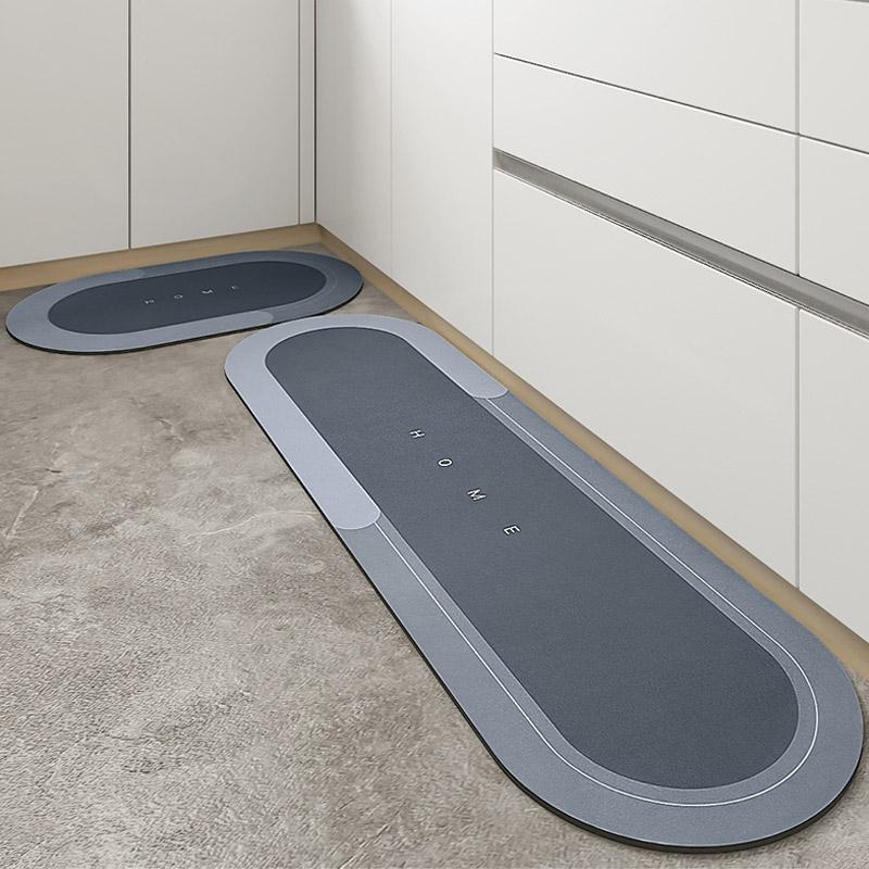 Tapis de Salle de Bain Super Absorbant Doux Sèche Rapide