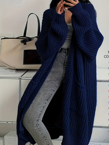 Cardigan en maille ceinturé confortable pour femmes