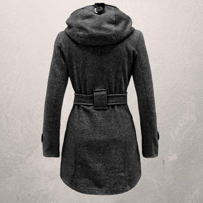 Manteau d'Hiver Élégant pour Femmes avec Ceinture