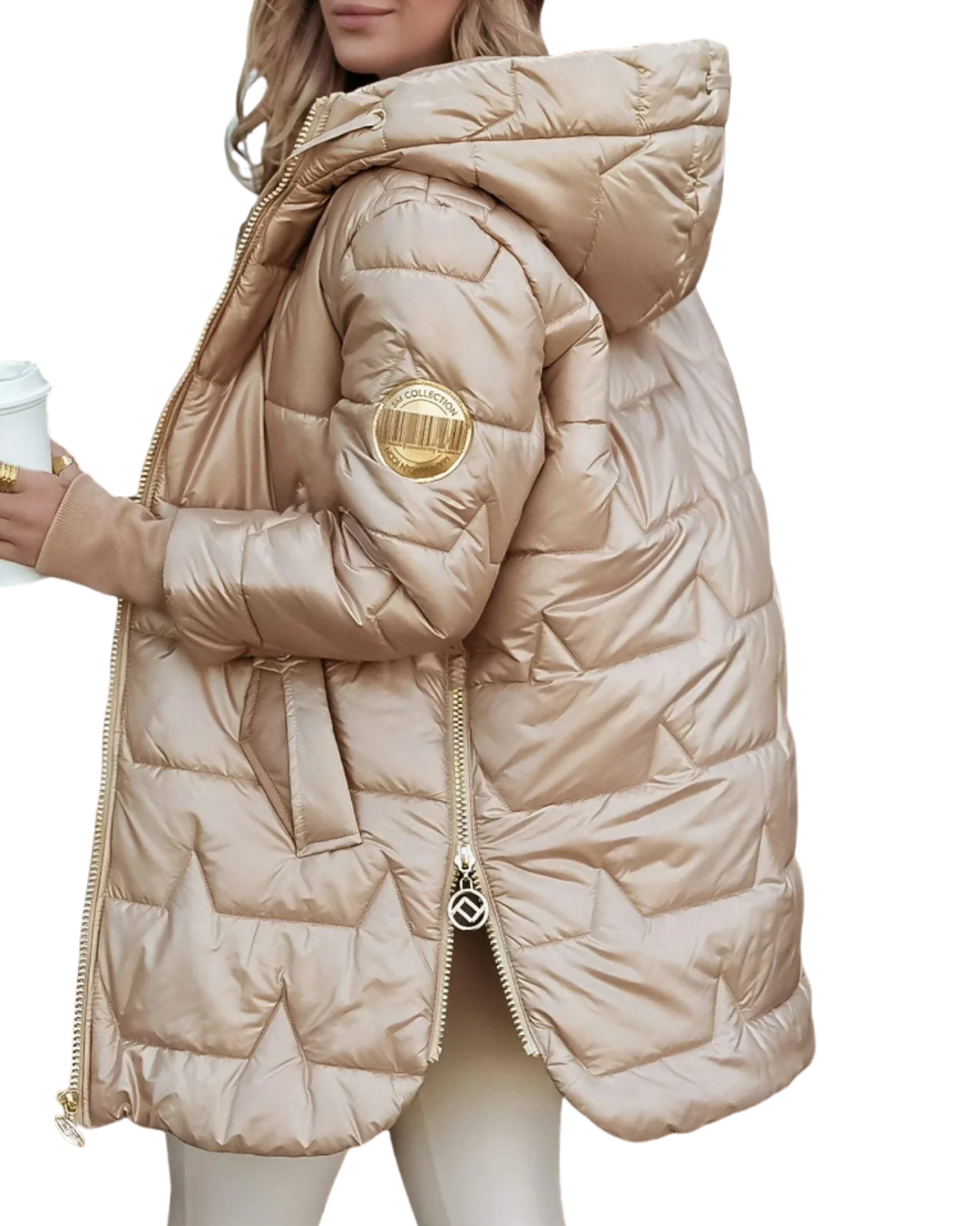 Veste matelassée à capuche confortable pour un style sans effort