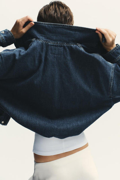 Veste en jean vintage classique inspirée