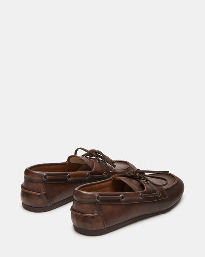 Mocassins plats classiques en cuir pour femmes