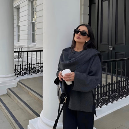 Manteau d'hiver à couches douillet pour femme