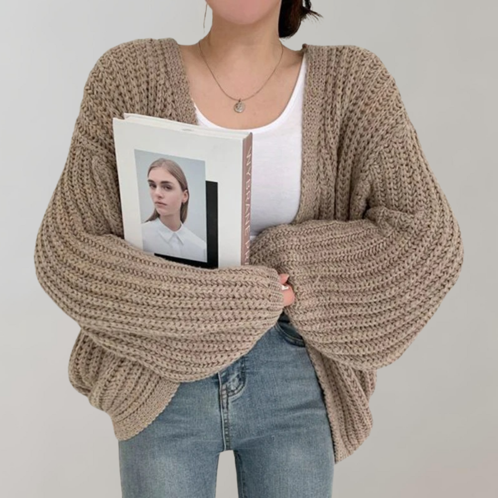 Cardigan Tricot Épais et Confortable pour Femmes