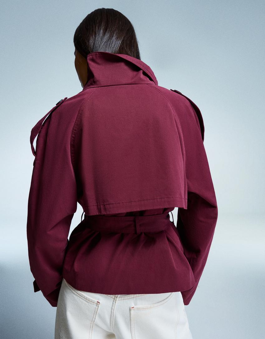 Trench-coat classique léger d'automne