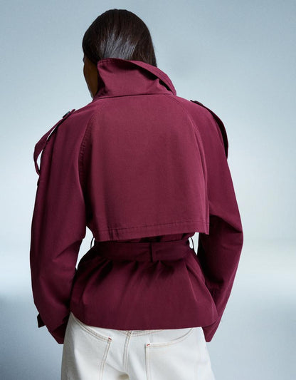 Trench-coat classique léger d'automne