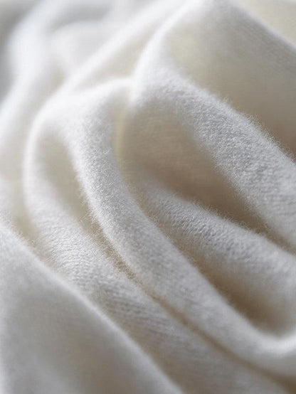 Pull en cachemire doux de luxe col en V pour femmes