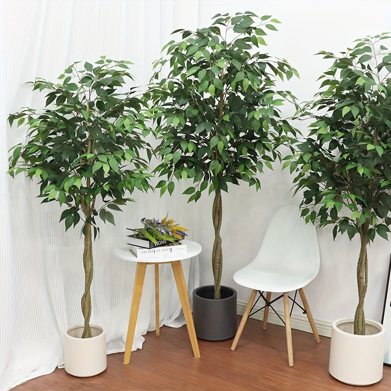 1pc Ficus Artificiel en Soie 120cm à 210cm