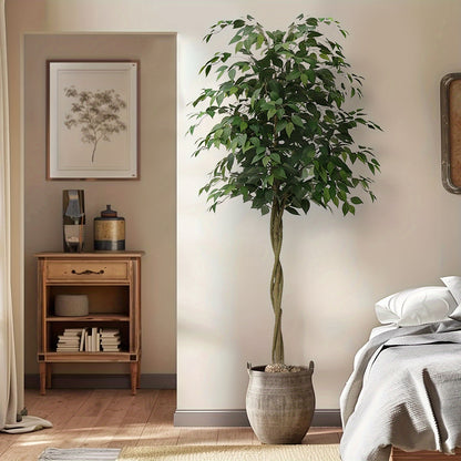 1pc Ficus Artificiel en Soie 120cm à 210cm