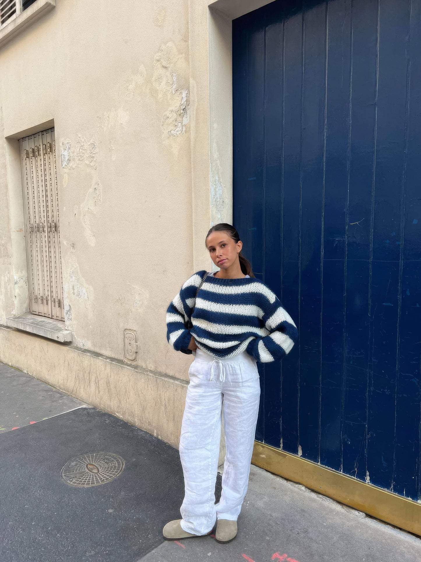 Pull en maille léger et confortable pour superpositions décontractées