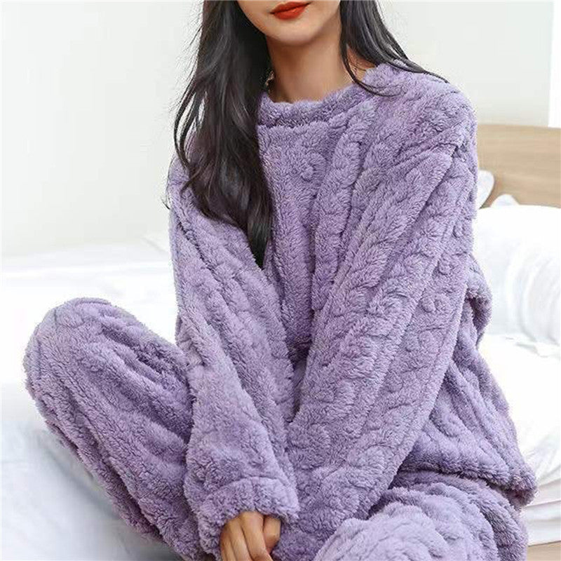 Pyjama en polaire douillette pour femmes