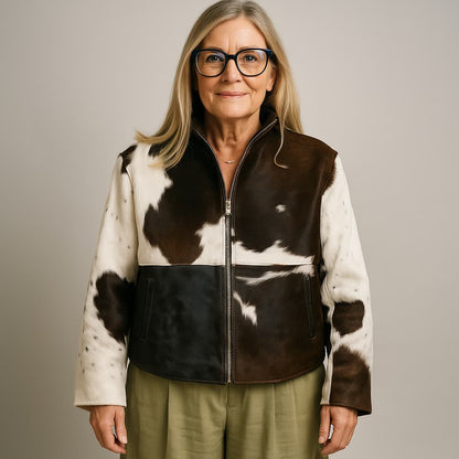 Veste légère chic à imprimé léopard