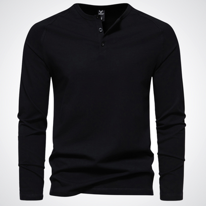 Pull Moderne Ajusté en Coton Col Rond pour Hommes