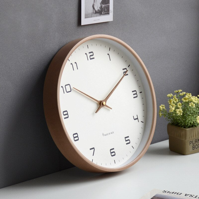 Horloge Murale en Bois Harmonie Naturelle