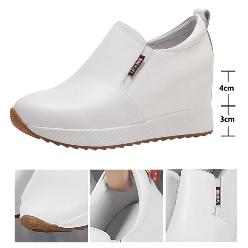 Bottes Cheville Chic en Cuir Véritable avec Talon Bloc