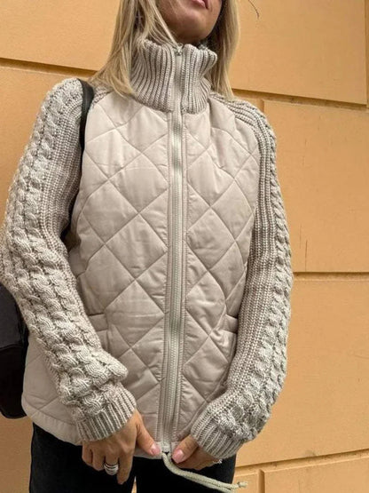 Cardigan en maille confortable d'automne