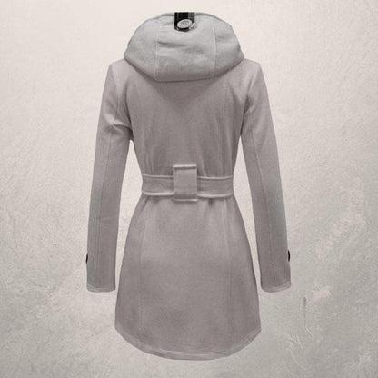 Manteau d'Hiver Élégant pour Femmes avec Ceinture