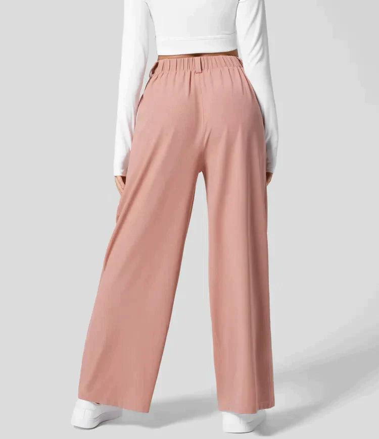 Pantalon Taille Haute Confort Élégant pour Femme