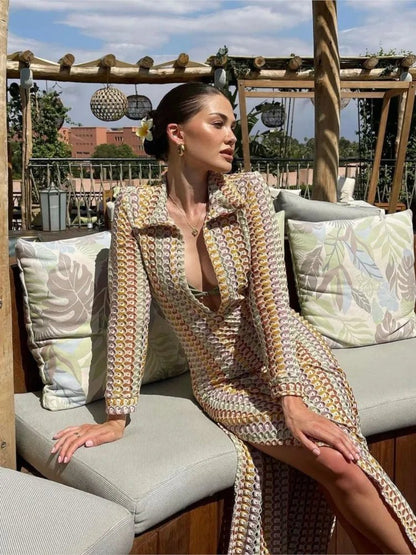 Robe Maxi Bohème Chic pour les Journées d'Été à la Plage