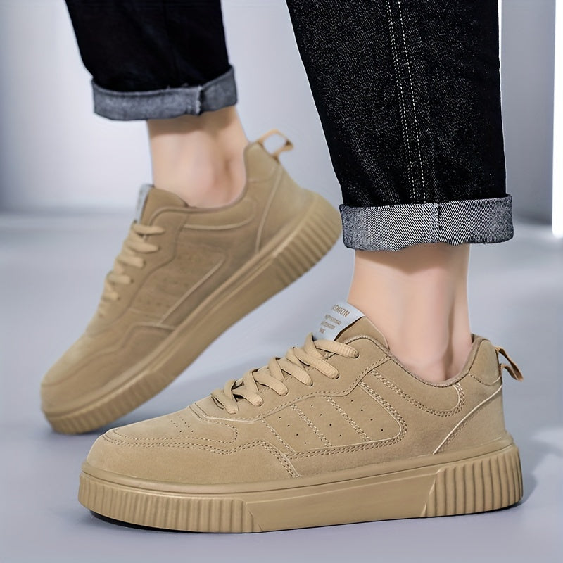 Baskets basses premium confortables en daim hommes