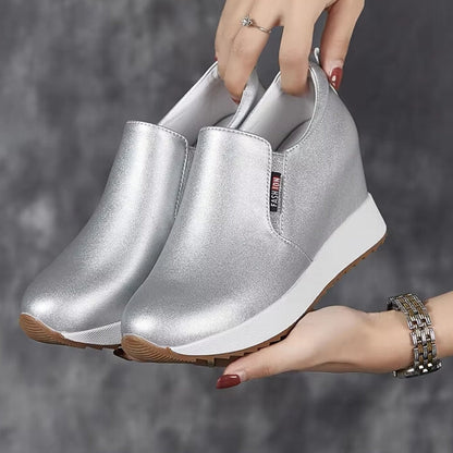 Bottes Cheville Chic en Cuir Véritable avec Talon Bloc