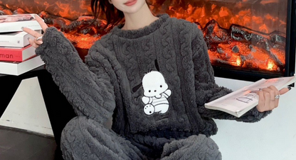 Pyjama en polaire douillette pour femmes