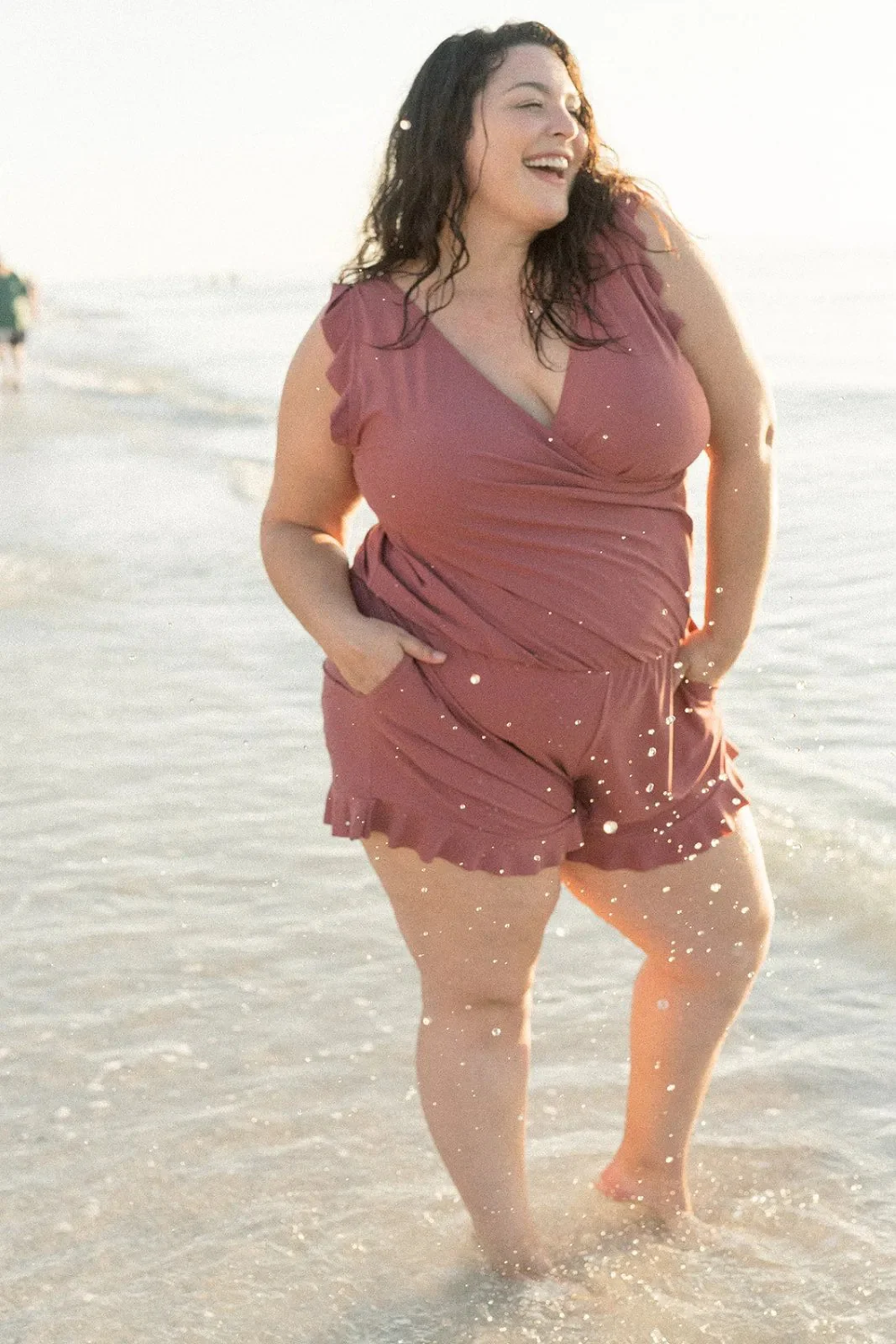 Maillot de bain gainant avec soutien-gorge intégré