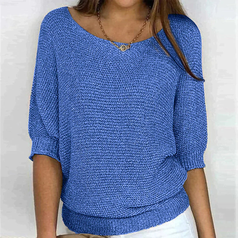 Pull-over en maille chic et douillet pour les superpositions d'automne