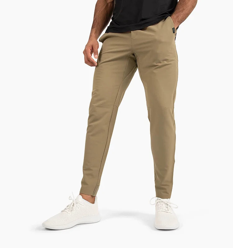 Pantalon ajusté extensible durable et premium hommes