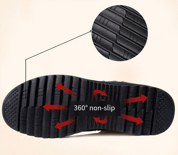 Bottes Orthopédiques en Cuir Véritable pour un Soutien Confortable