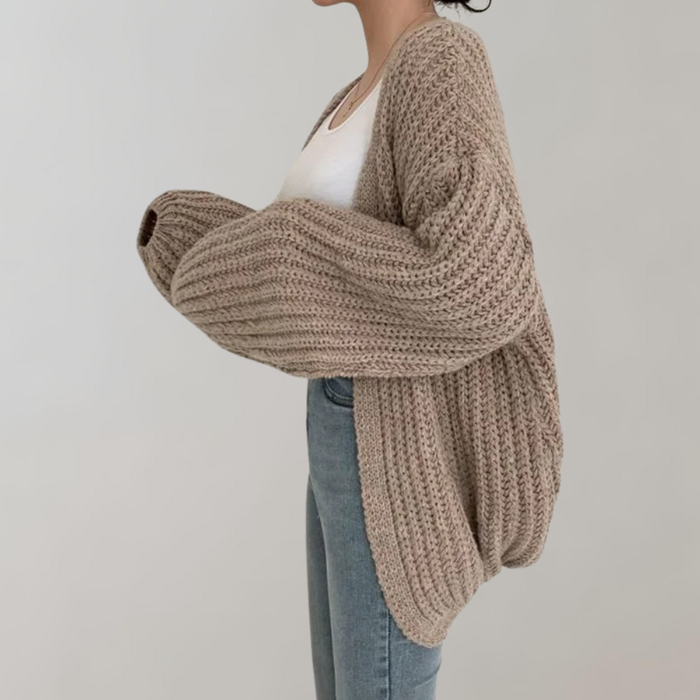 Cardigan Tricot Épais et Confortable pour Femmes