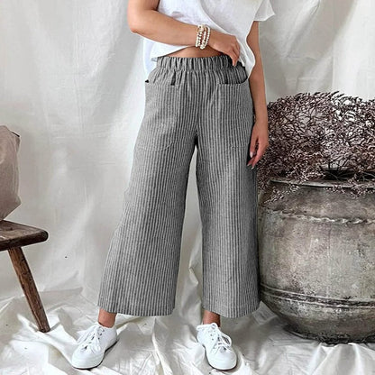 Pantalon Relax en Lin Léger pour Femmes