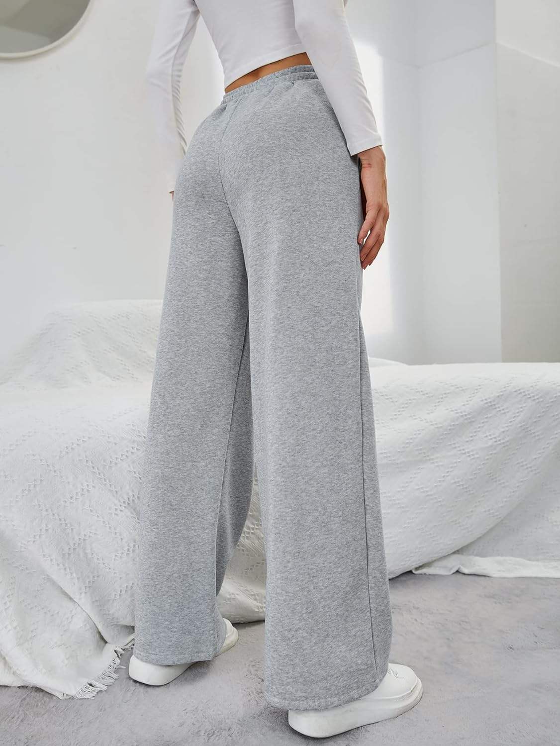 Femme Pantalon survêtement tendance léger confortable