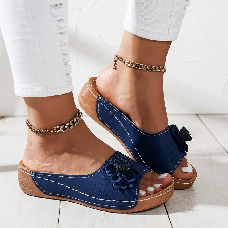 Compensées élégantes et confortables pour un port toute la journée et un soulagement de la douleur