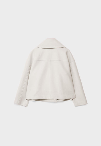 Manteau court classique intemporel pour femmes