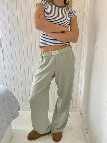 Pantalon d'été léger et élégant pour un style quotidien confortable
