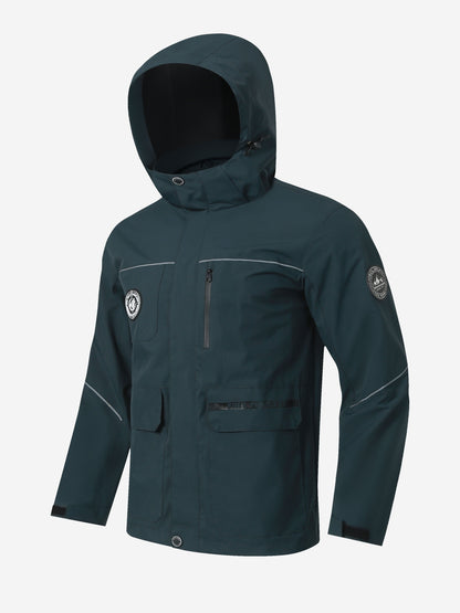 Veste Coupe Vent Imperméable Isolée Durable Hommes