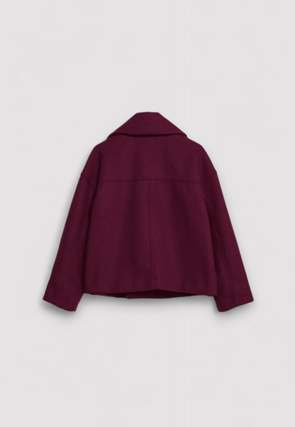 Manteau court classique intemporel pour femmes