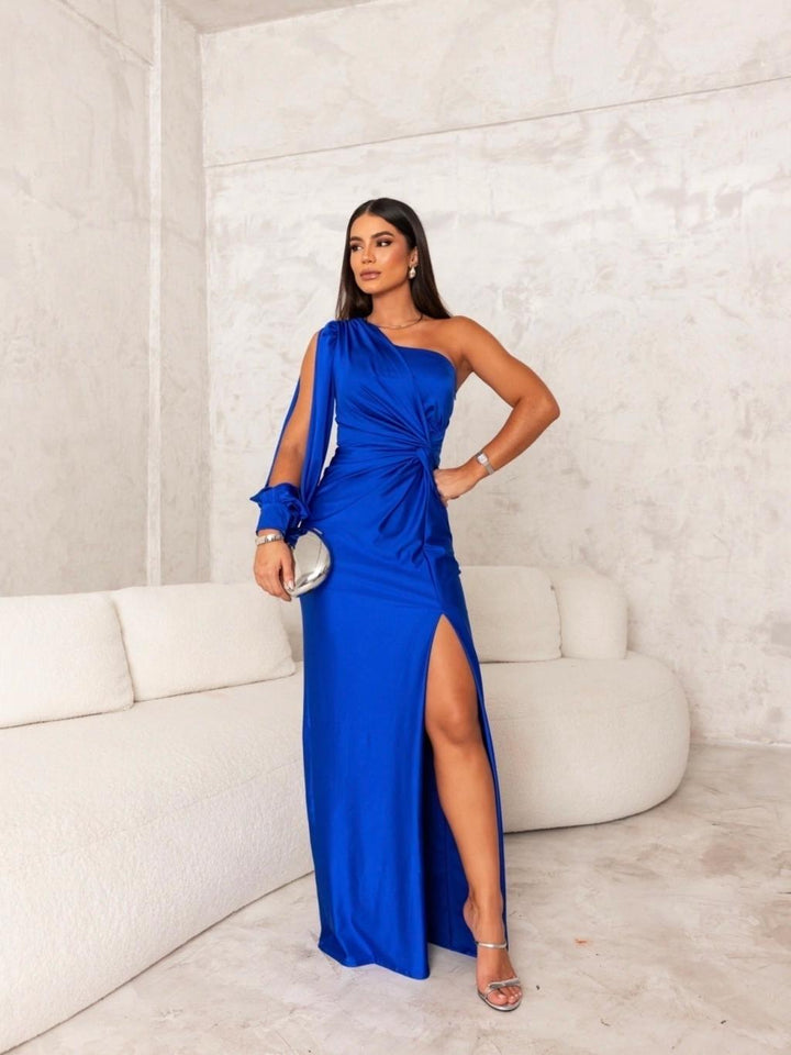 Robe de soirée élégante sans manches pour femmes
