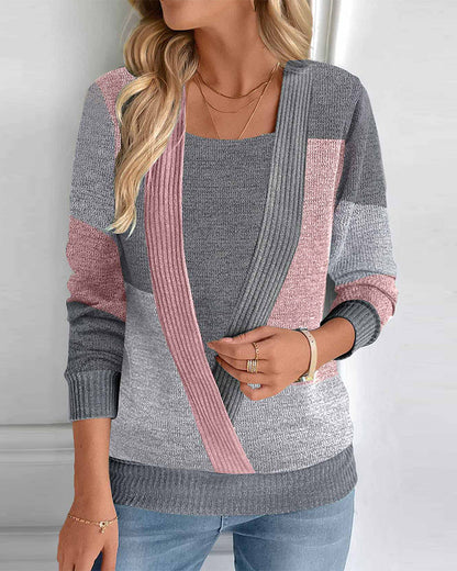 Pull D'hiver Douillet Luxueux en Tricot Doux Femme