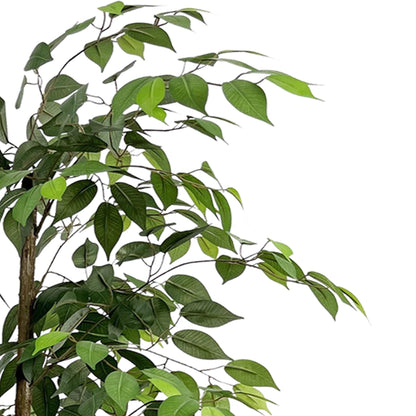 1pc Décor d'arbre de ficus artificiel élégant 152.4 cm