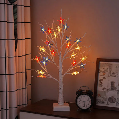 Élégante Lumière Arbre Pentagramme Noël LED