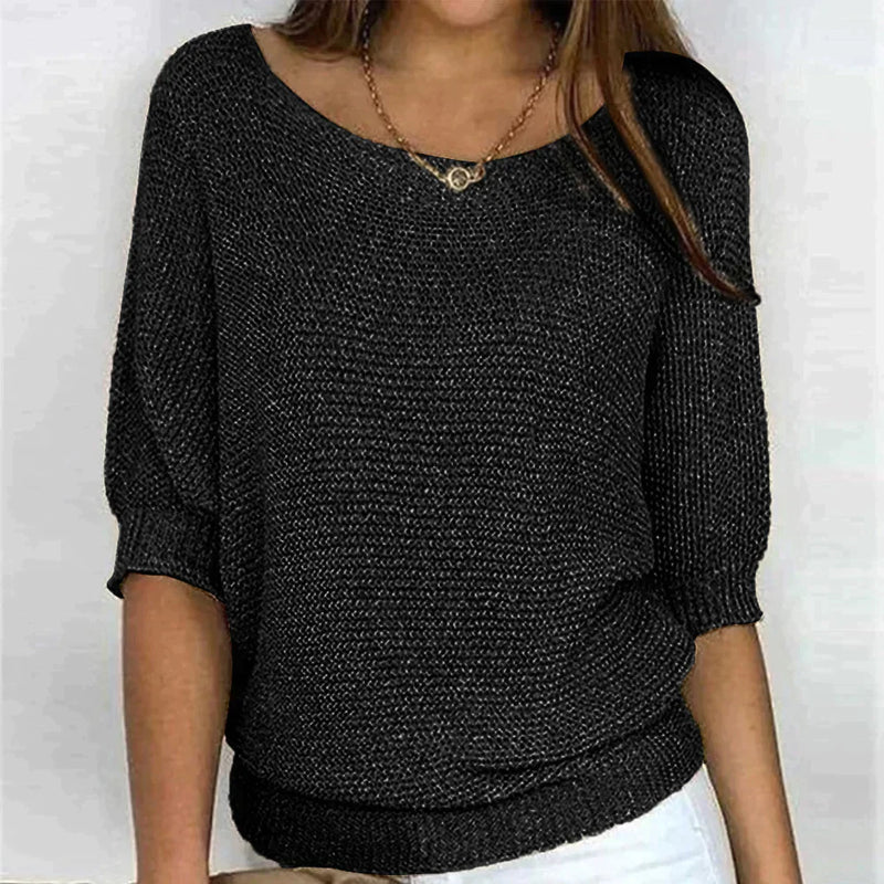 Pull-over en maille chic et douillet pour les superpositions d'automne