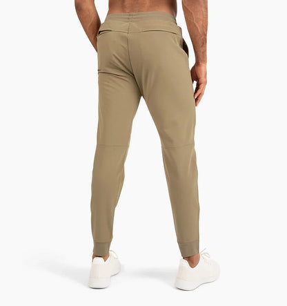 Pantalon ajusté extensible durable et premium hommes