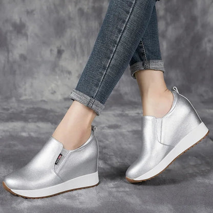 Bottes Cheville Chic en Cuir Véritable avec Talon Bloc