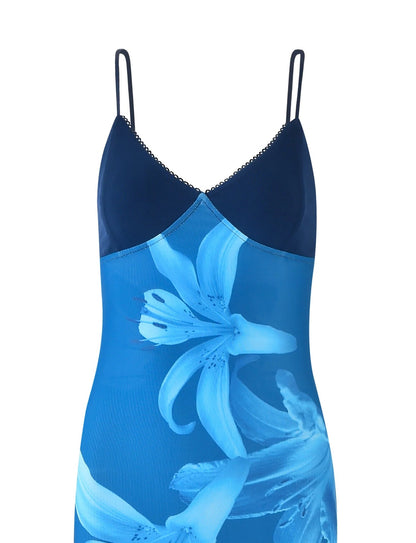 Robe midi sans manches Alaina pour femmes