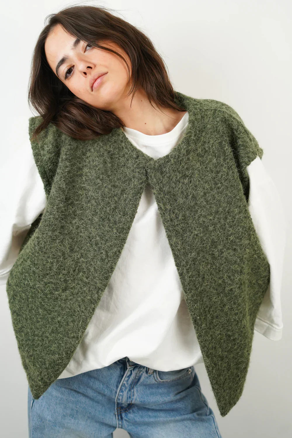 Veste Utility sans Manches avec Multiples Poches