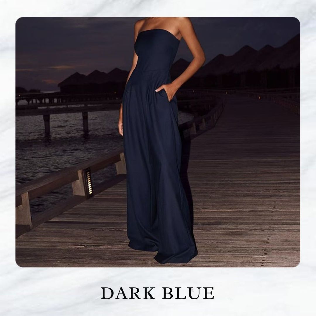 Combinaison décontractée sans manches pour un style quotidien facile